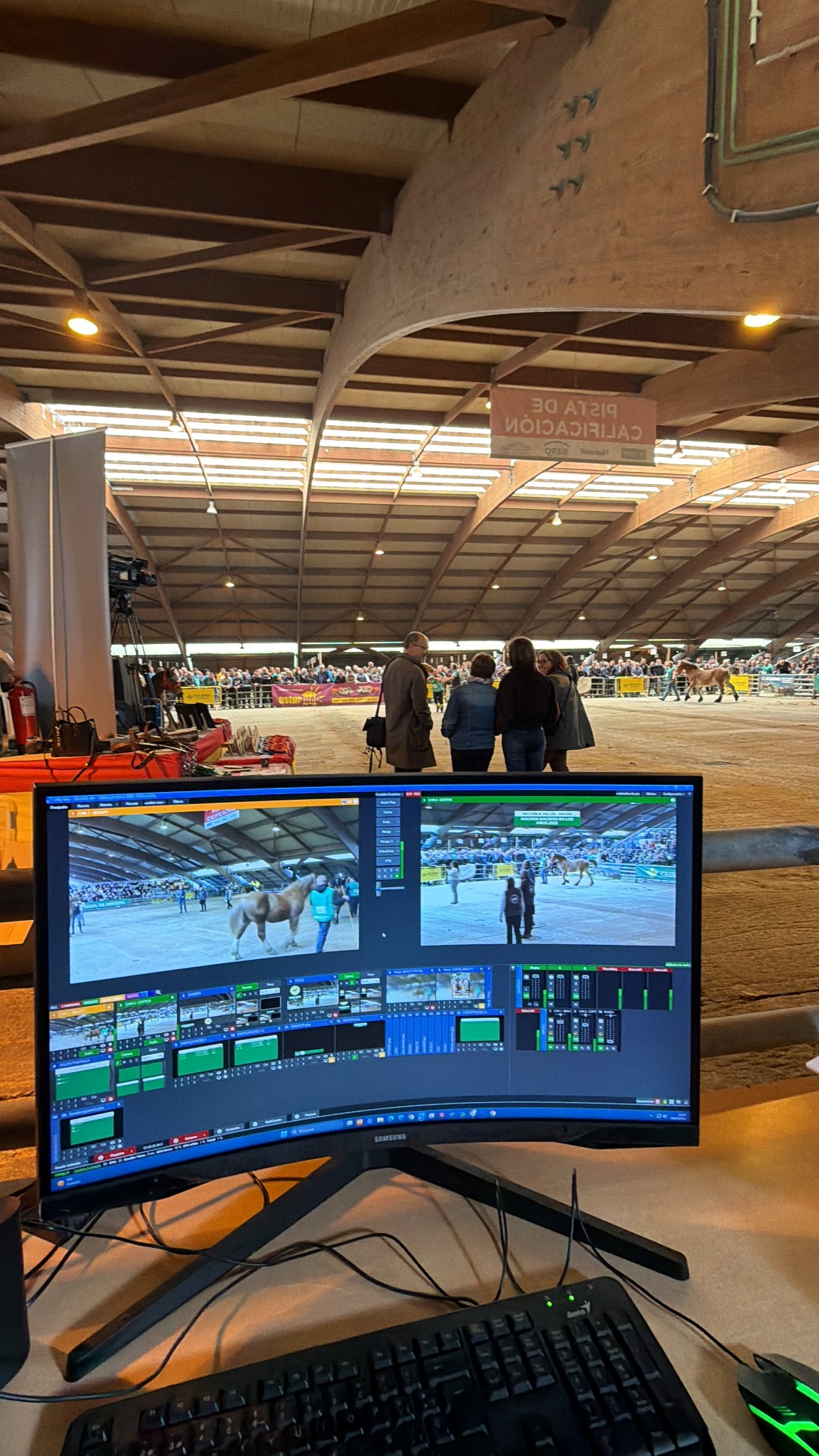 Realización multicámara para eventos
