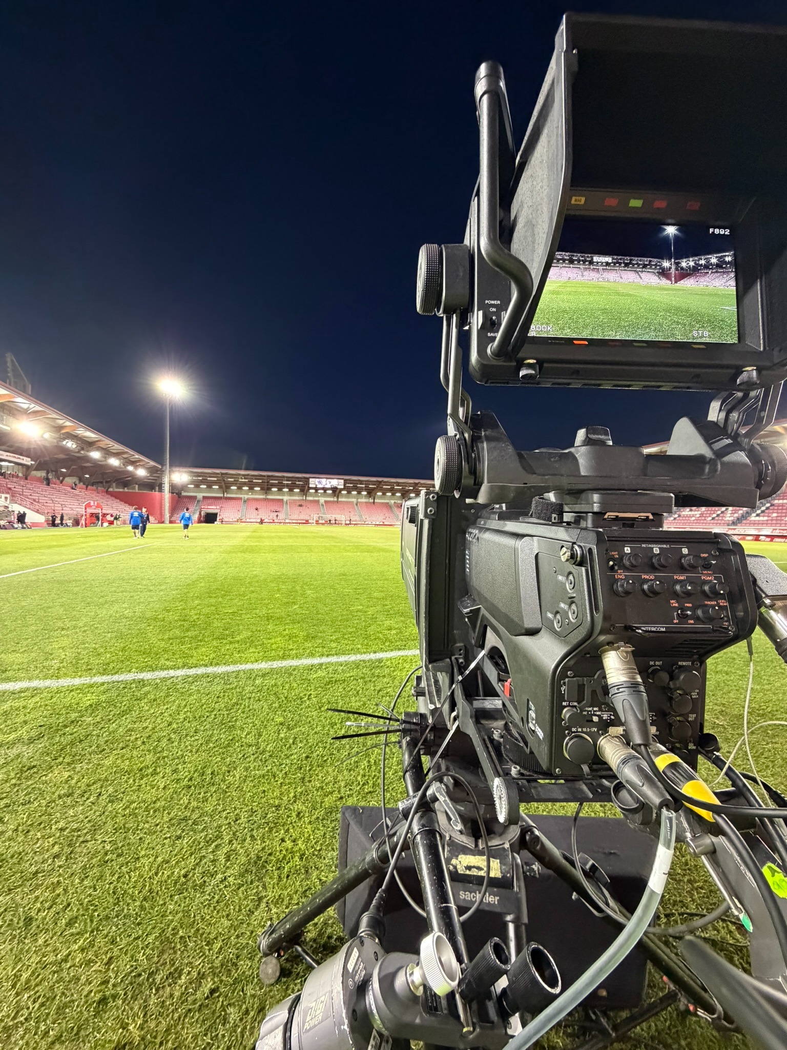 Producción deportiva de Enfoque Visual en un estadio